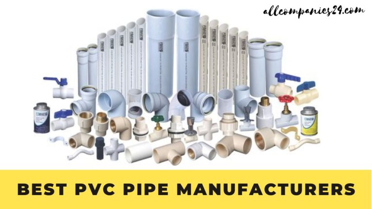 Top 10 PVC Pipe Manufacturers In India [2024]