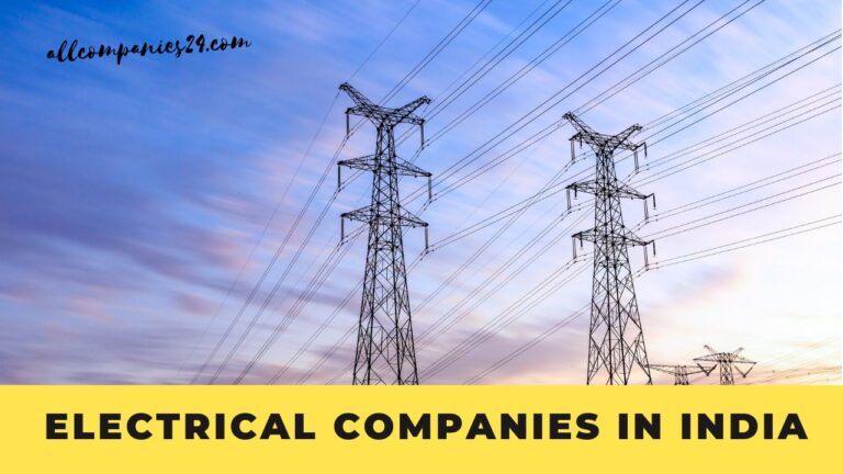 Top 5 Electrical Companies In India Of [2023] | All Companies 24