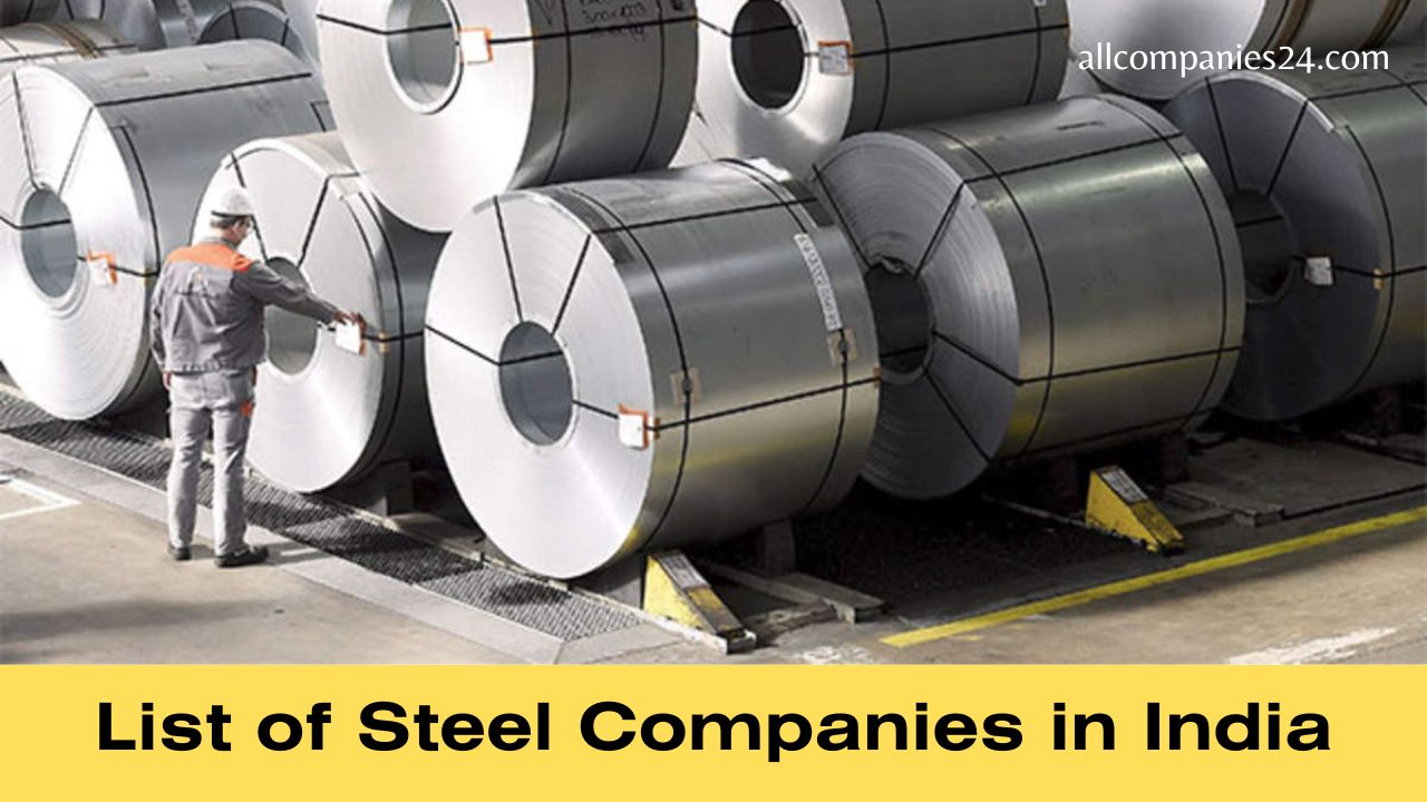 List of Steel Companies in India