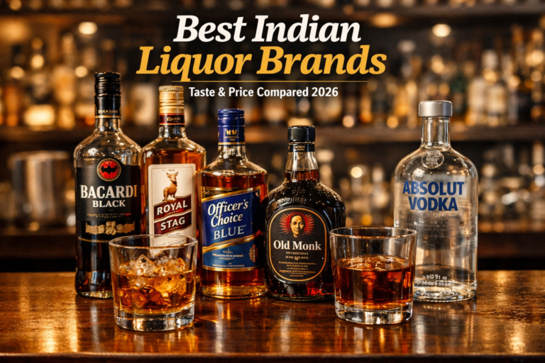 Best Indian Liquor Brands Compared (2026 Guide) – Popular Whisky, Rum & Vodka in India